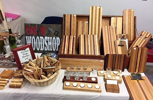 Cutting Boards, Cheese Boards, Canoe Paddles, kayak paddles, Beer flights, Candle Holderv,