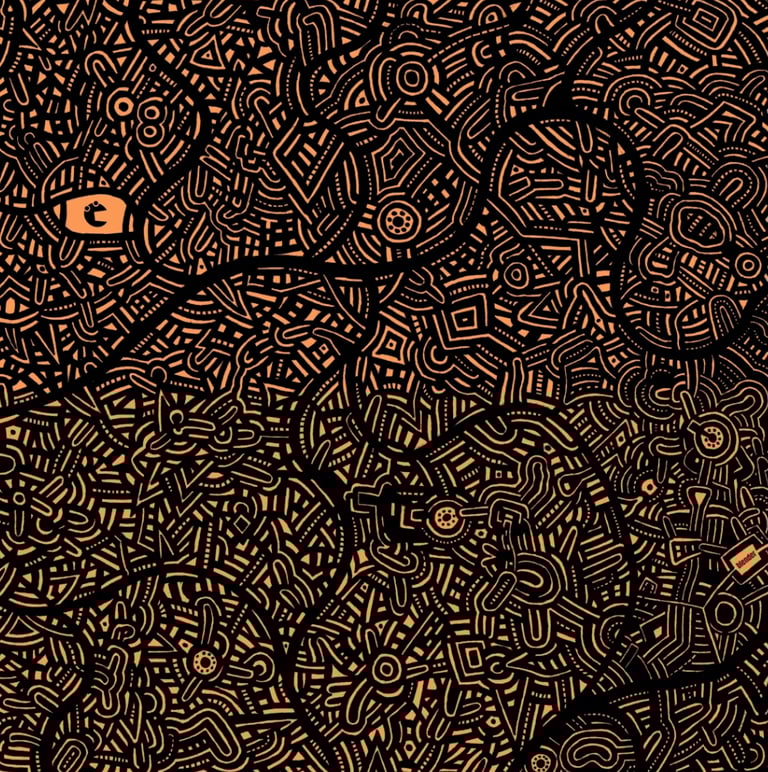 Cover art for new chum. single titled blender