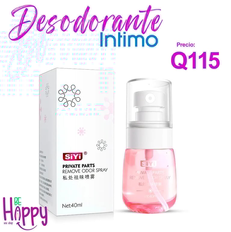 Desodorante intimo