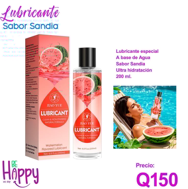 lubricante saborizado