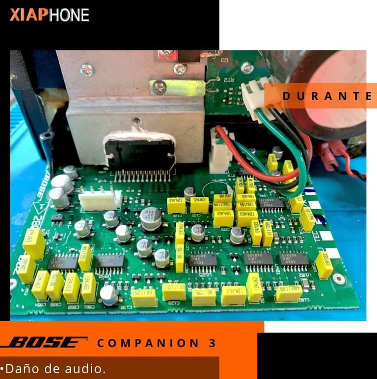 reparación de audio de bose companion 