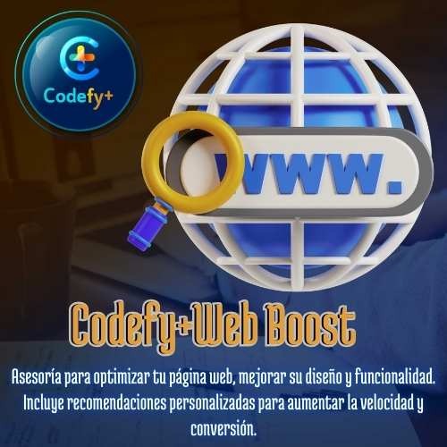 "Asesoría web personalizada para mejorar tu presencia online | Codefy+"
