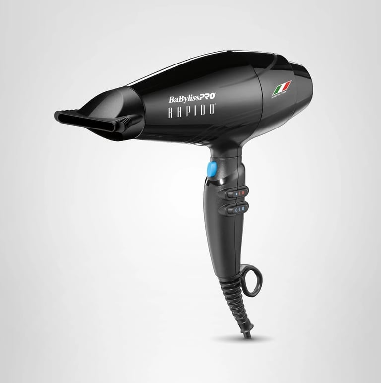 BaBylissPRO Hair Dryer, Nano Titanium Rapido