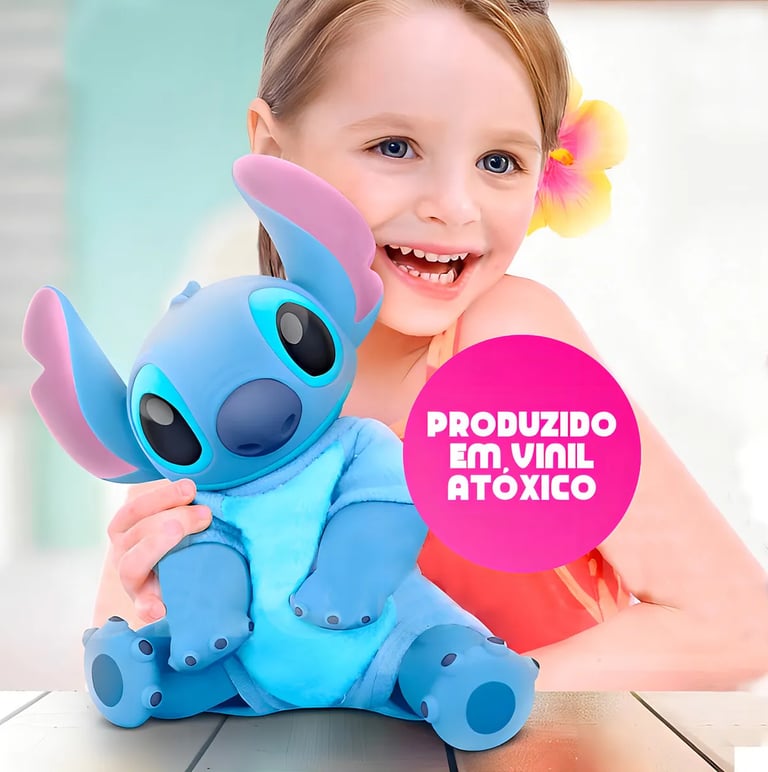 Boneco Stitch Baby da Coleção Amor de Filhote
