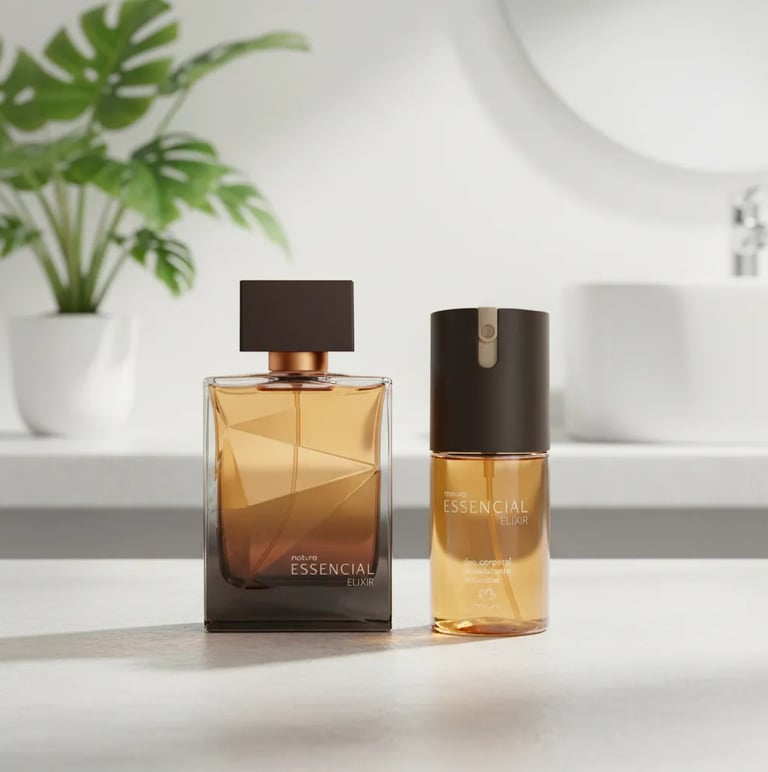 Presente Kit Essencial: Deo Parfum Elixir 100ml + Desodorante Corporal Elixir 100ml
