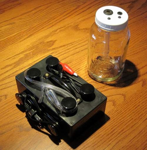 our "little black box" small-particle colloidal silver generator