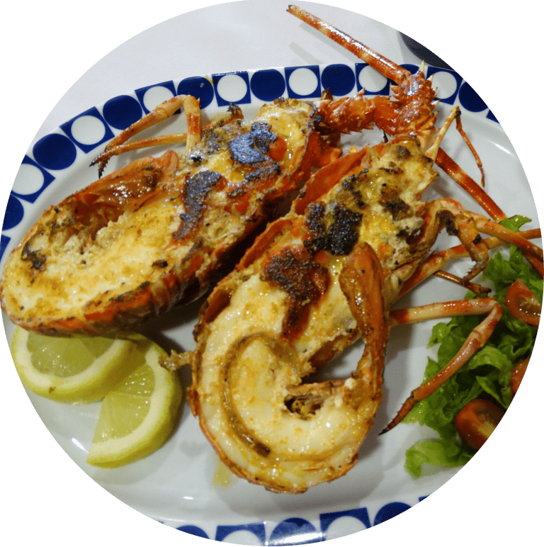 Langosta a la plancha