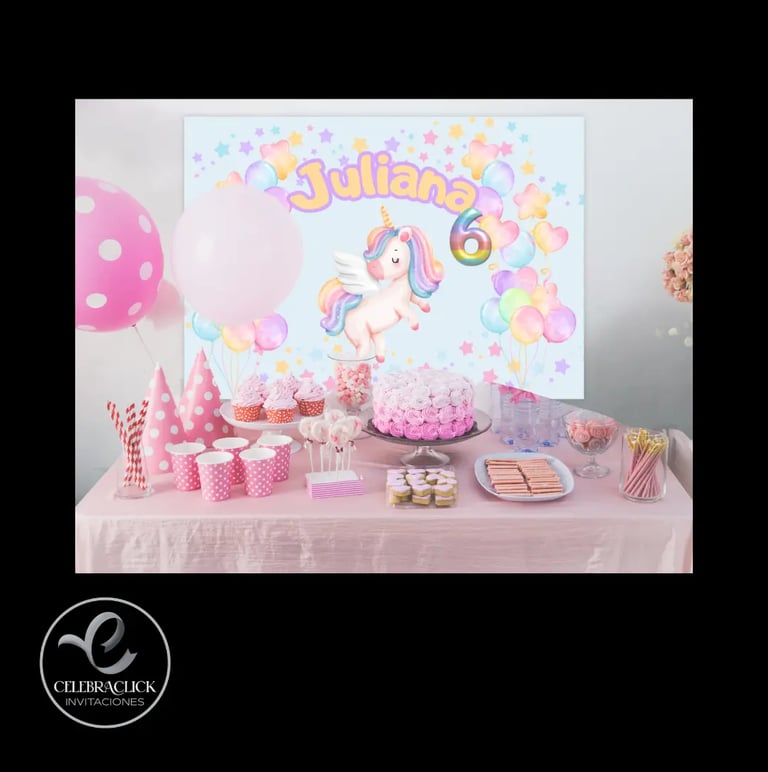 diseño para banner cumpleaños infantil - Celebraclick Invitaciones