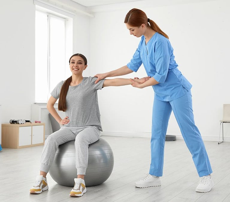 physiotherapy, posture correction at precision spine center, Muscat Oman
