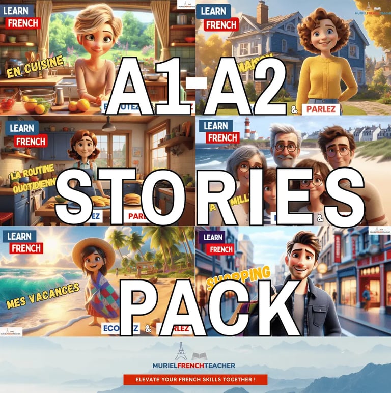 A1-A2 French Stories Pack