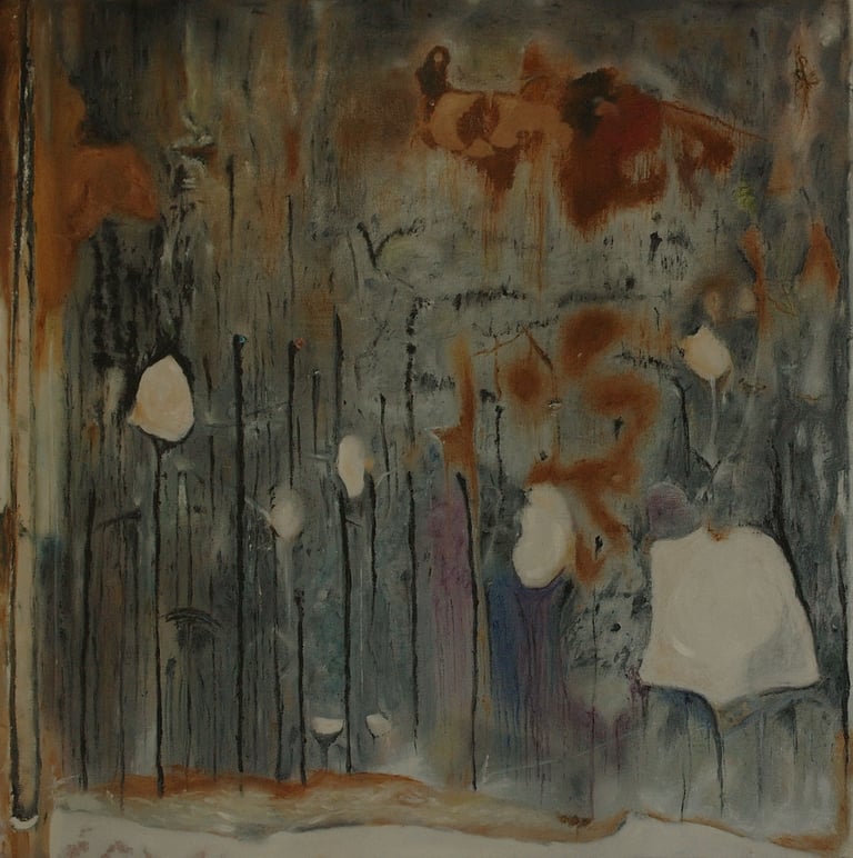 Oil on canvas painting