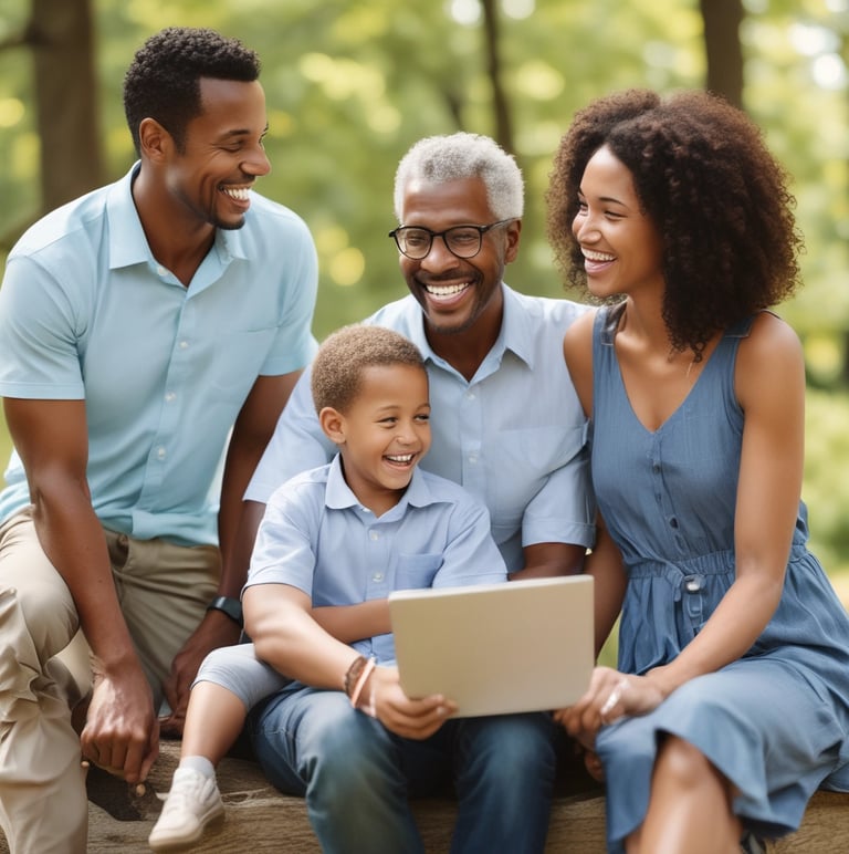 A diverse group of people discussing financial plans in a modern office.