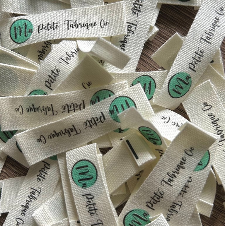 Étiquettes se retrouvant sur les produits Ma petite fabrique cie