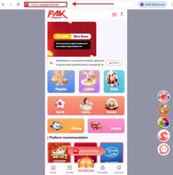 Pakgames download