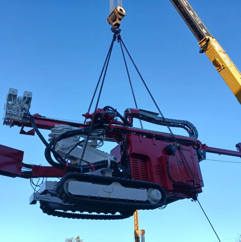 forage d'eau sur terrains difficile d'accès