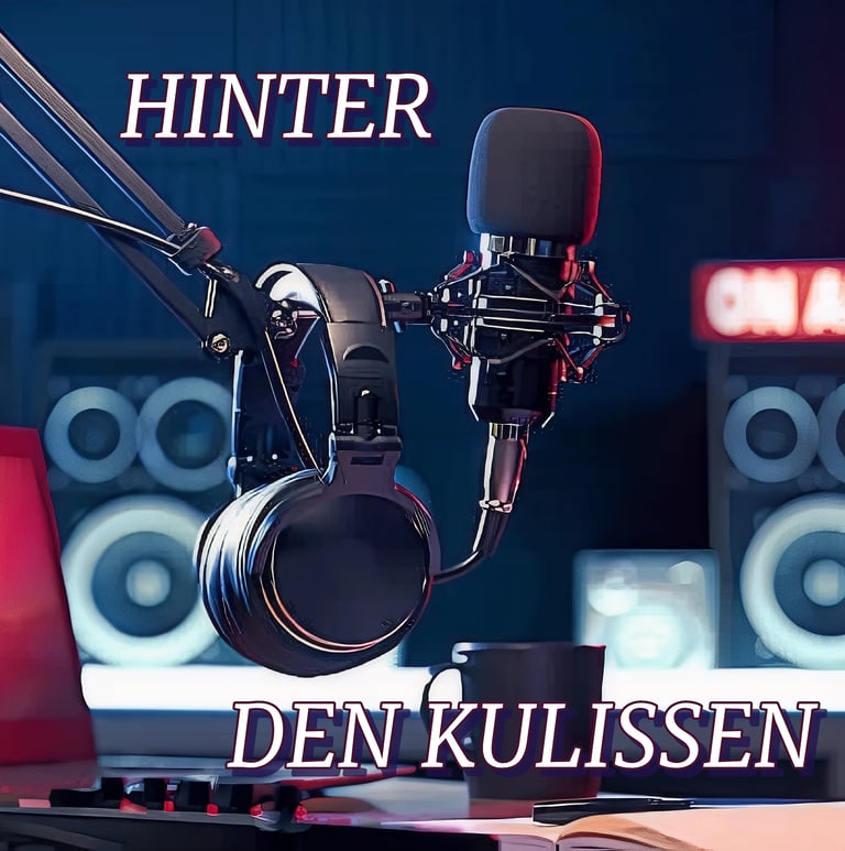 a microphone and a microphone in front of a microphone