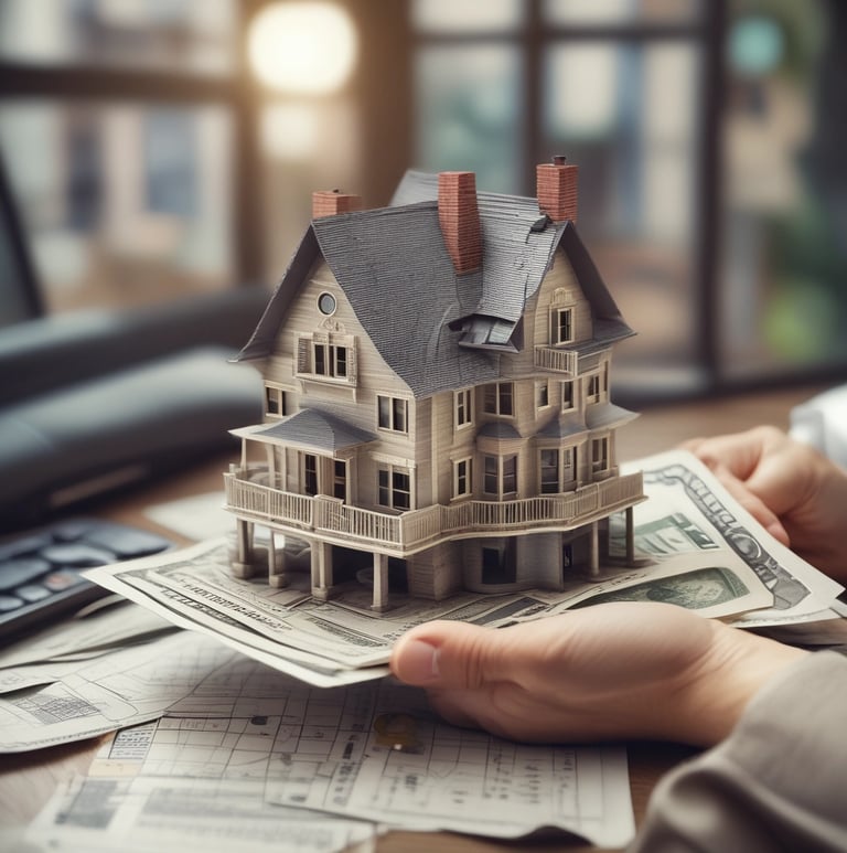 yellow curtained glass building