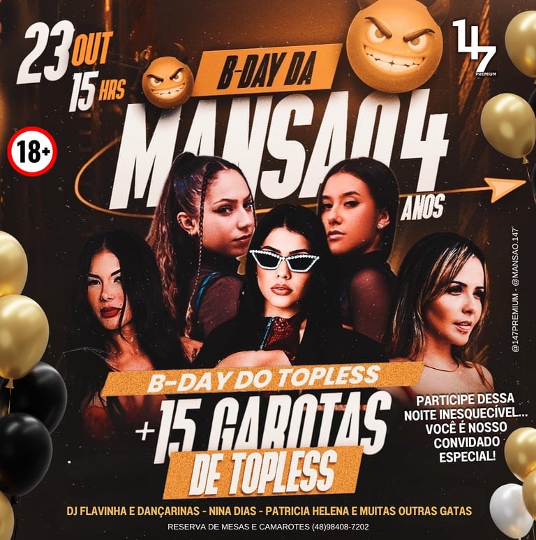 Aniversario 4 anos da boate mansão 147 premium