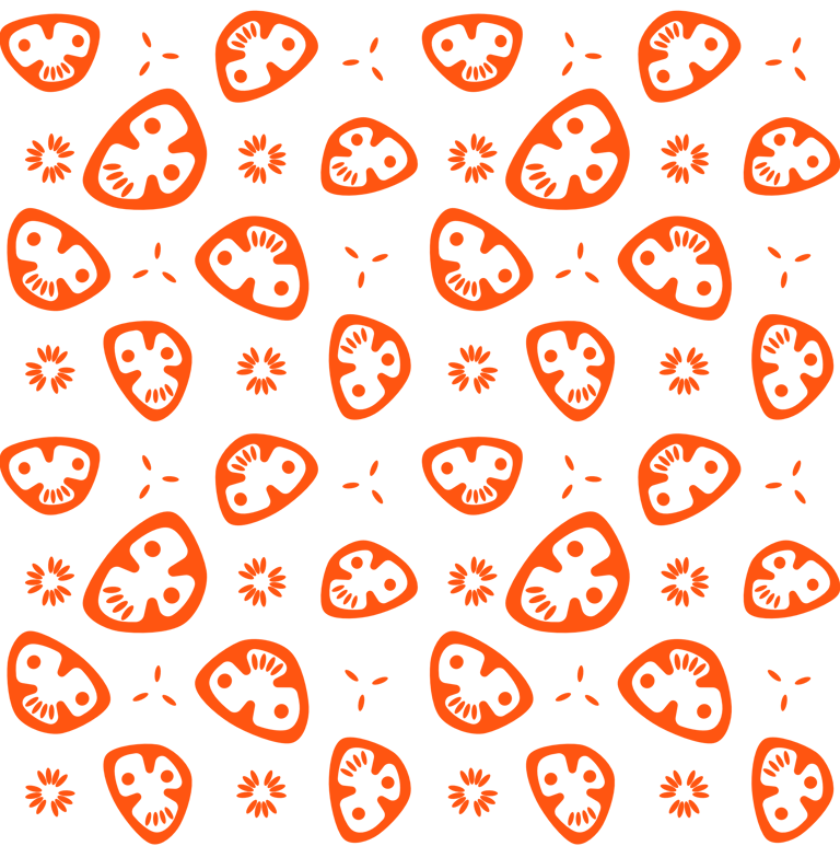 Brand pattern made from variations of the brandmark