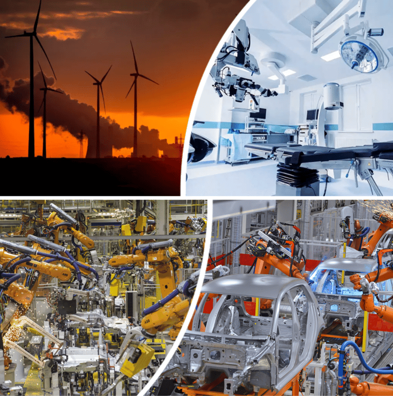 key industries served by our engineering support