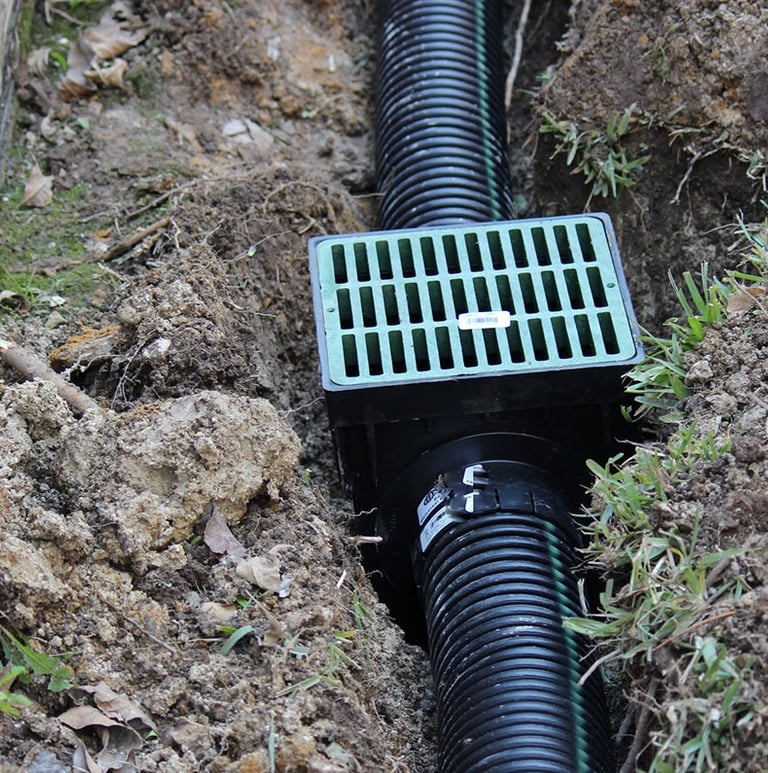 french drain installation edmond