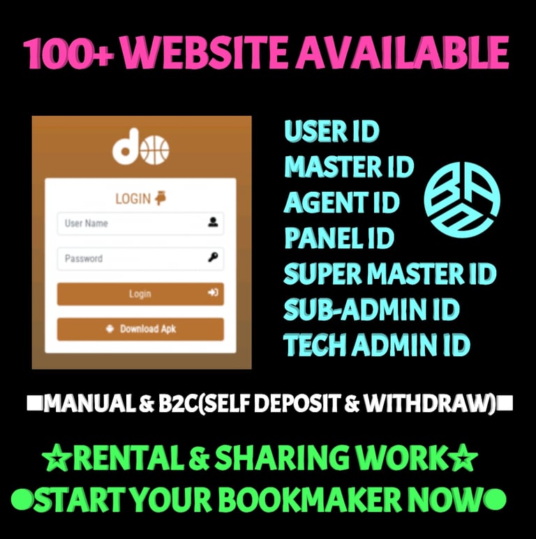 Do Exch Betting ID: Master और Admin ID रेंटल बिजनेस के साथ अपनी सफलता की कहानी लिखें | 100% Trusted 
