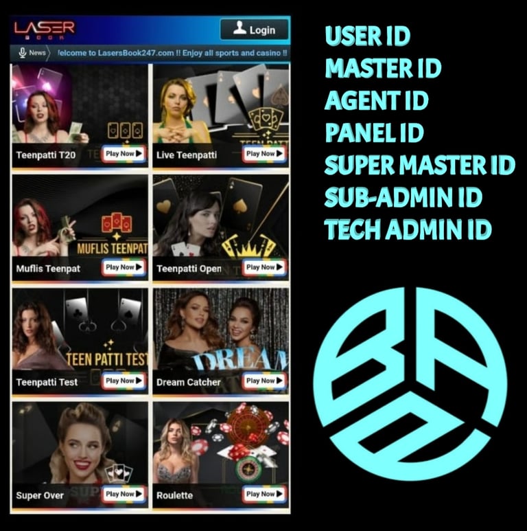 Laser777 Betting ID: भारत का नंबर 1 मास्टर और एडमिन पैनल प्रोवाइडर | Trusted Work