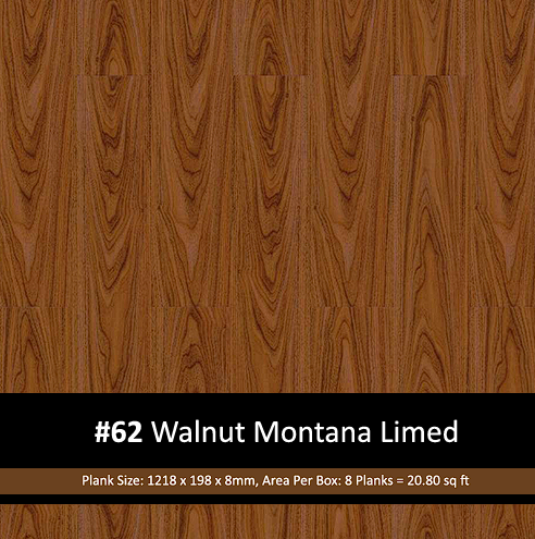 Walnut Montana Limed Laminate Flooring 