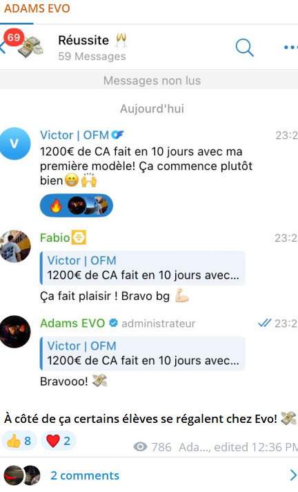 témoignage formation agence onlyfans