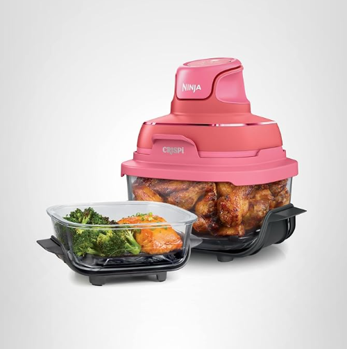 Ninja Crispi 4-in-1 Air Fryer Non-Toxic glass air fryer.