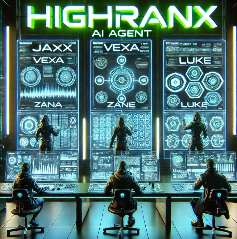 HighRanx AI Agents handling calls, capturing leads, and automating business 24/7.