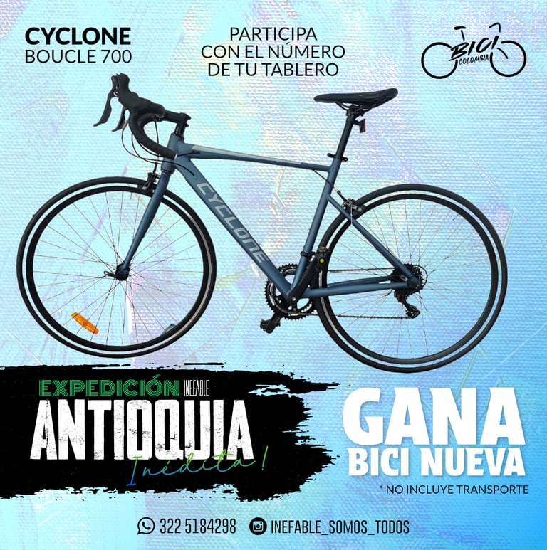 Ganate una bici de ruta por participar