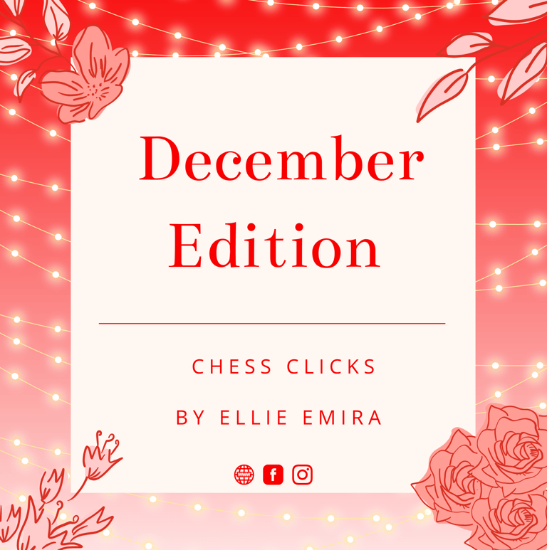 Edition by Chess Clicks Ellie Emira. Chess tournaments. International Chess Competition. Catur