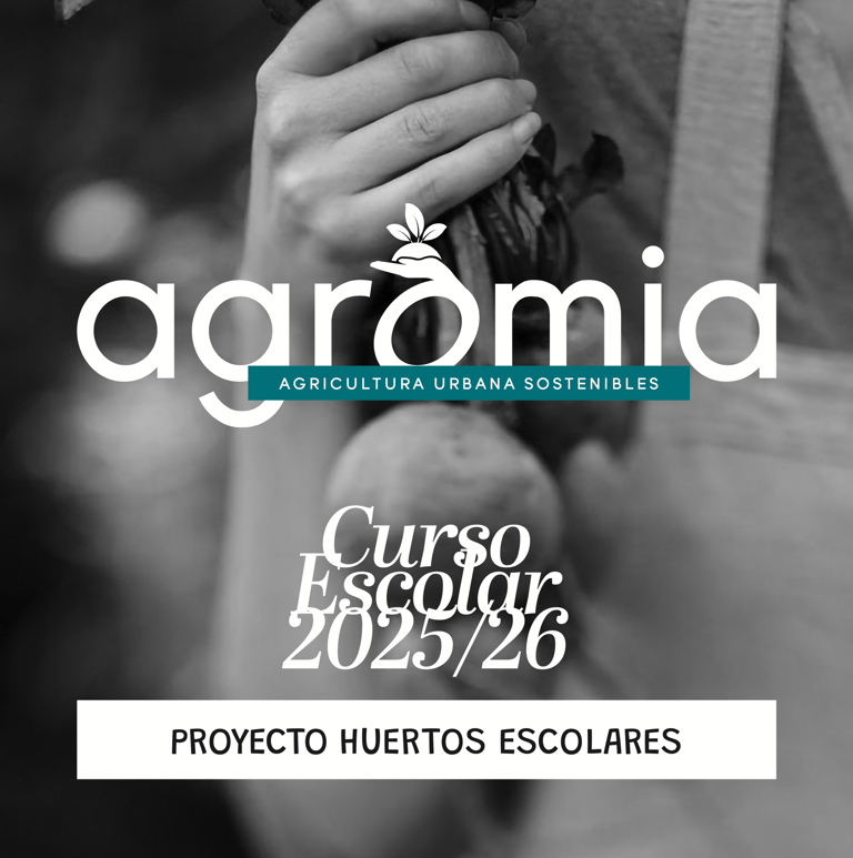 Diseño de logotipo e identidad visual para Agromia, proyecto de agricultura urbana sostenible y huer