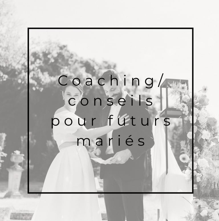 Accès Coaching/Conseils pour futurs mariés