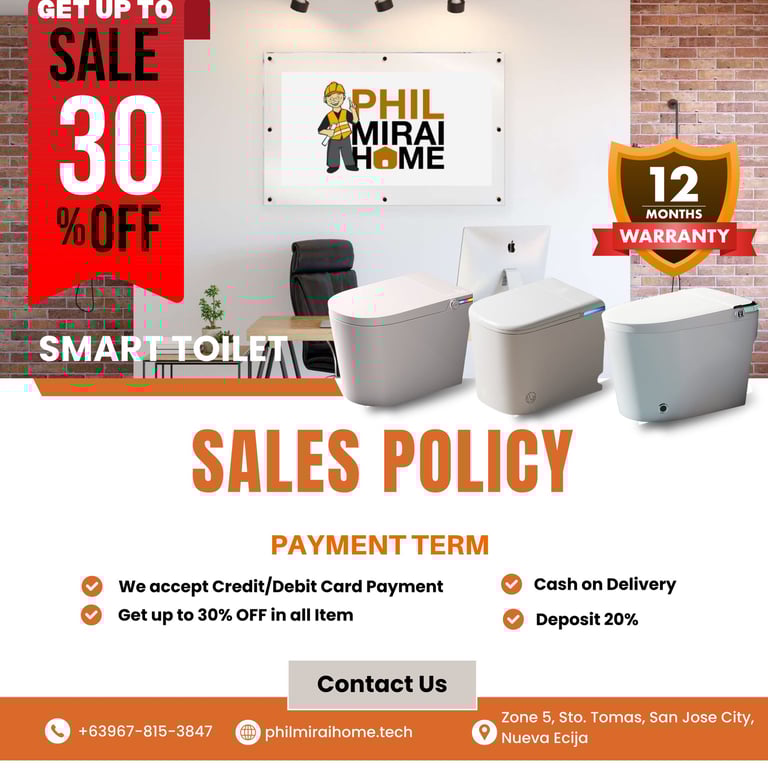 PhilMirai Home Sales Policy