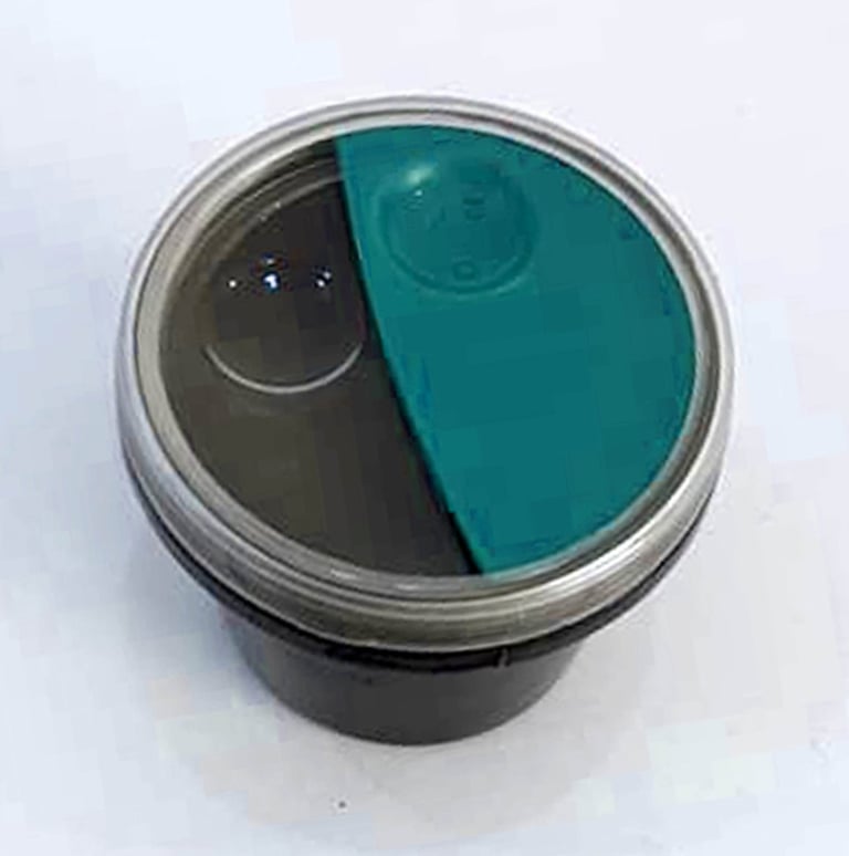 Final product of injection molded disposable sauce container, designed by Koorosh Shojaei, 3