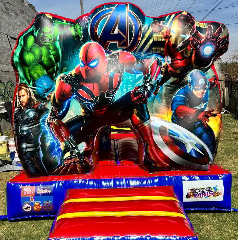 Inflable de Spiderman avengers