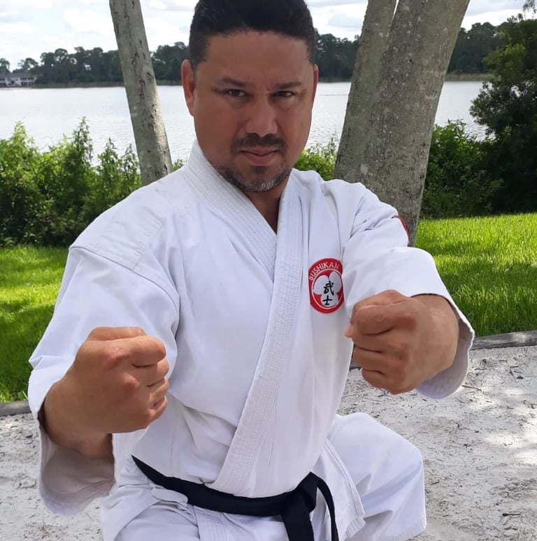 ✧ Luis Castro Shihan. He began his studies in Okinawa Goju ryu Karatedo and Matayoshi kobudo