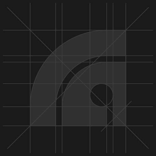 Achilles logo design grid layout