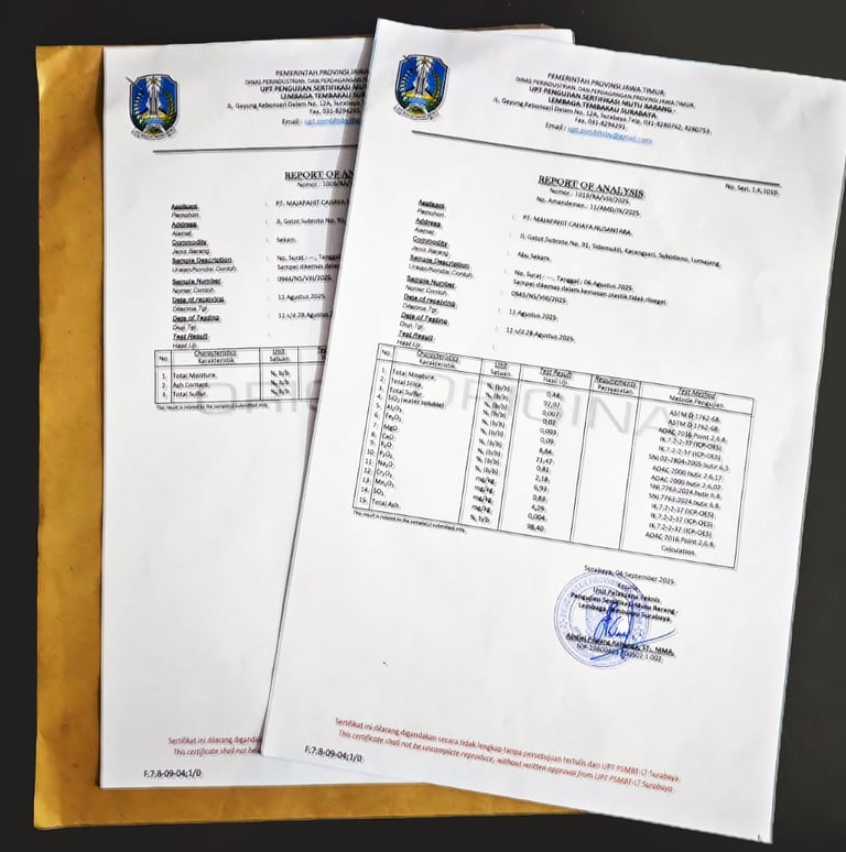 packaging and rice husk ash information for buyer