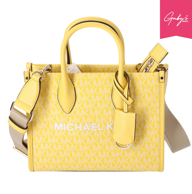 Michael Kors Mirella Small Top Zip Crossbody Bag Golden Yellow