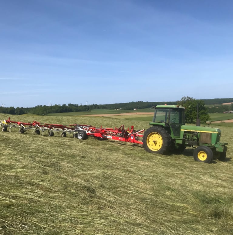 La récolte du foin bio