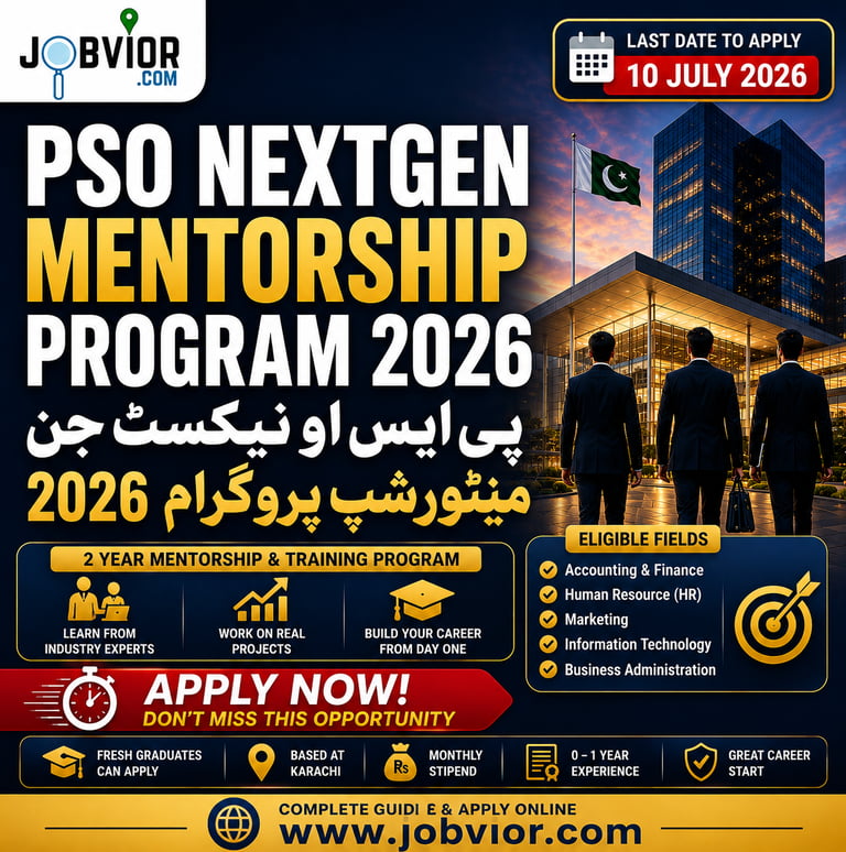 PSO NextGen Mentorship Program 2026 job ad