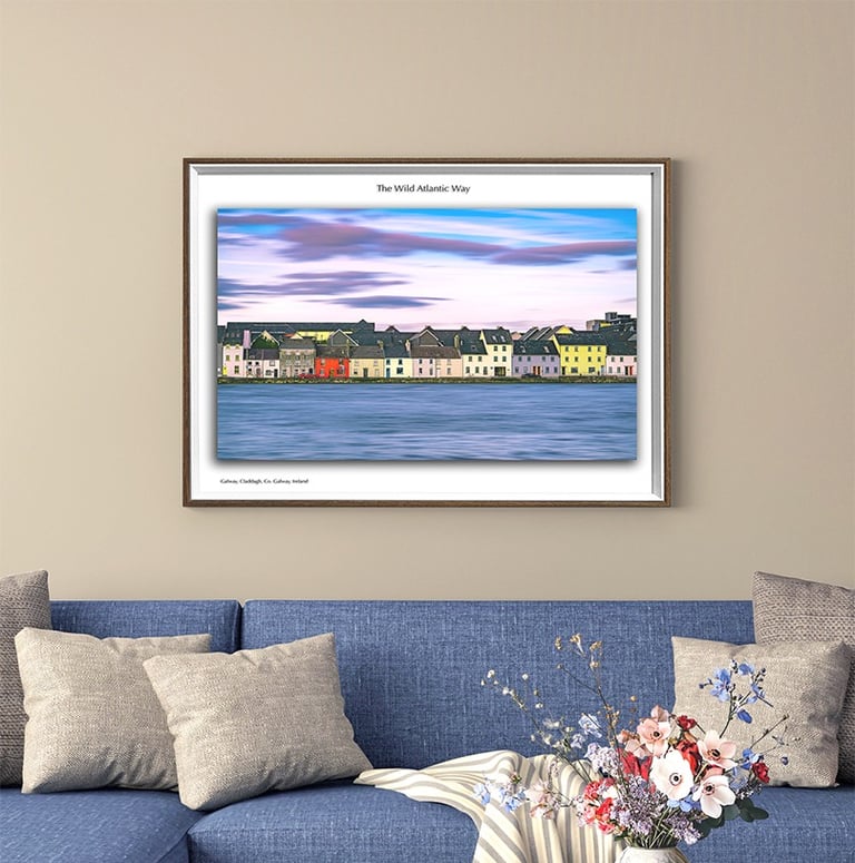 Galway framed print