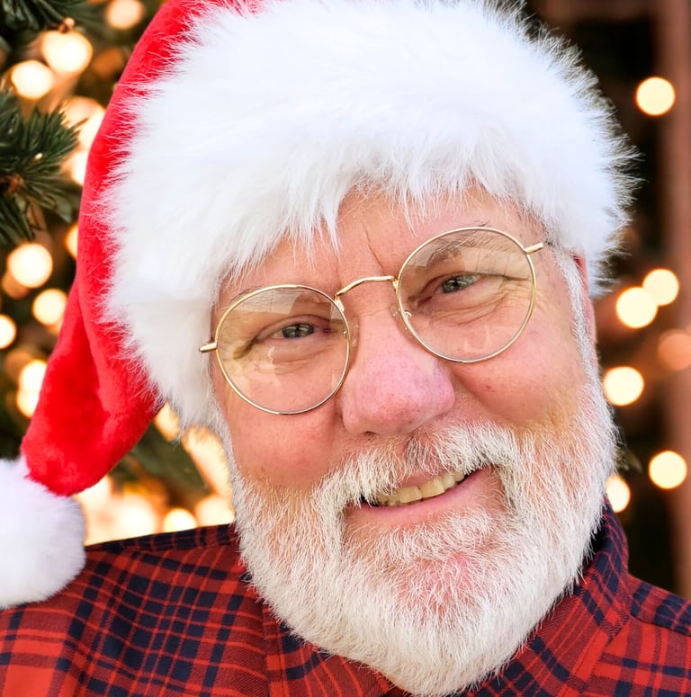 Santa Meik Head is specially trained by the Worldwide Santa Claus Network