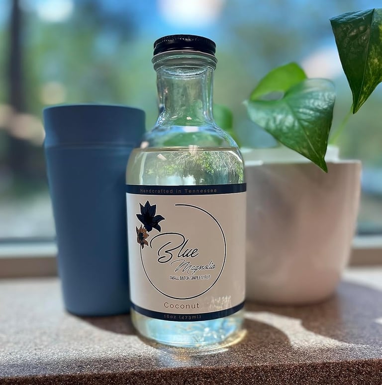 photo of organic coconut simple syrup 