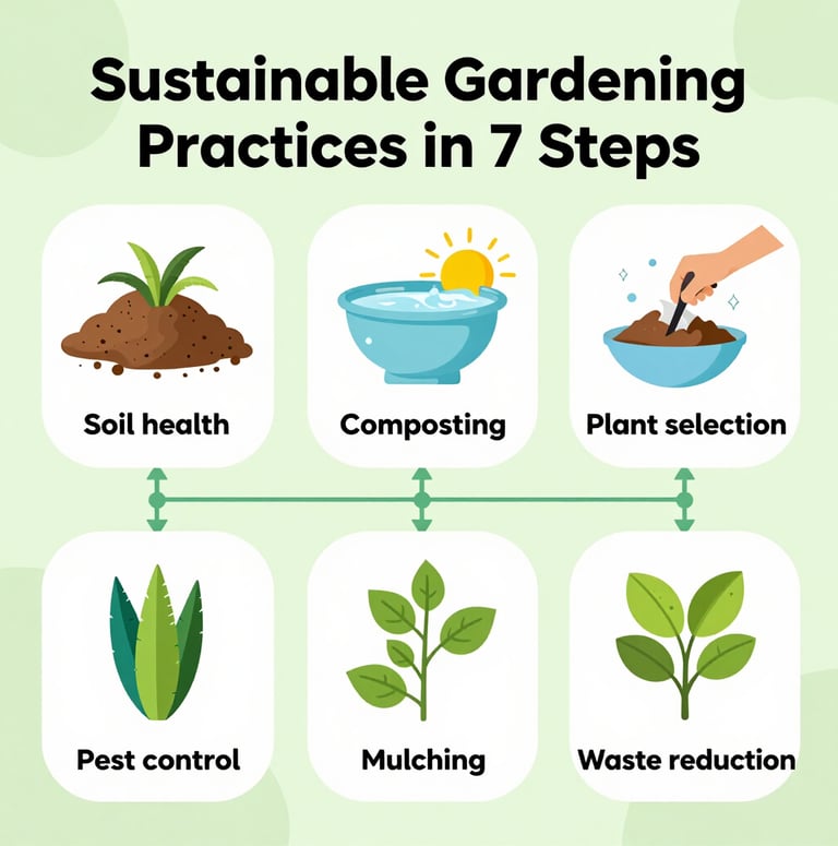 Sustainable Gardening Practices in 7 Steps