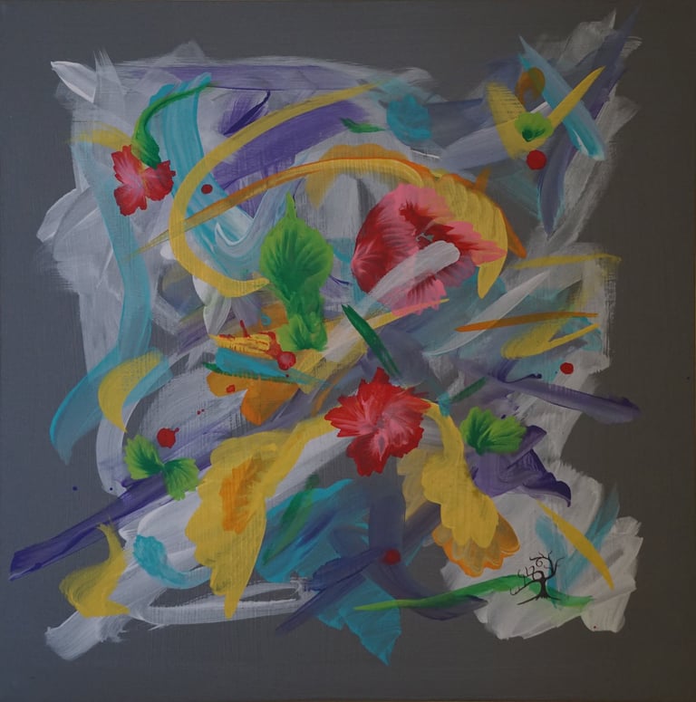 Kevo 2019 Painting/canvas/Semiotic Expressionism/ Storytelling/ Tree/ Brushwork