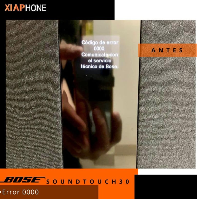 error 0000 en bose soundtouch 30